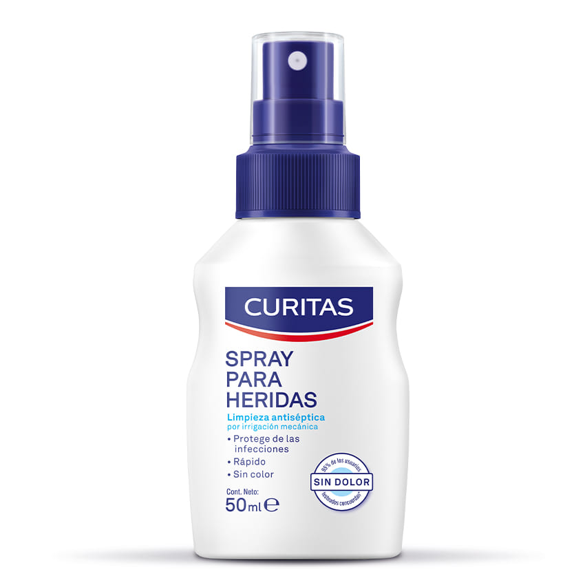 Spray Para Heridas X 50ml Farmacia Social   Curitas Spray Pheridas  X  1645622727855 